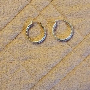 Silver earrings